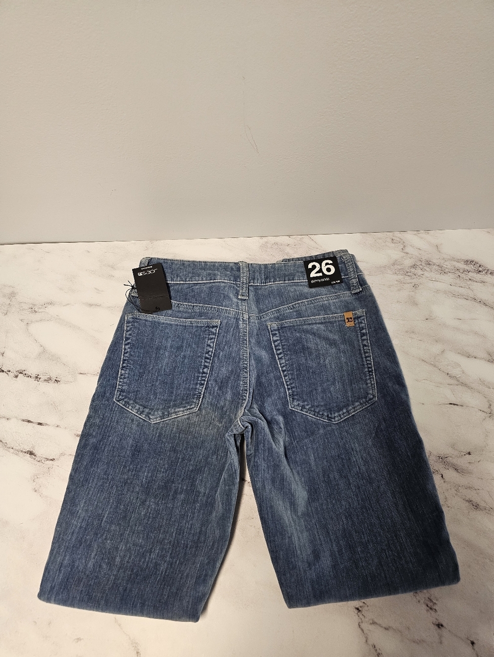 Joe's Jeans High Rise Skinny Ankle Suede Blue Jeans‎ 26 NWT - Picture 6 of 9